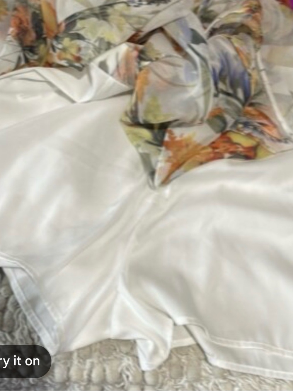 Haute Hippie Sheer Floral skirt - Picture 5 of 6